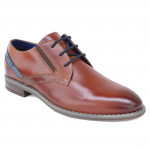 Bugatti férfi elegán fűzős barna cipő 311-AO505-1100-6300 07729 Férfi Bugatti