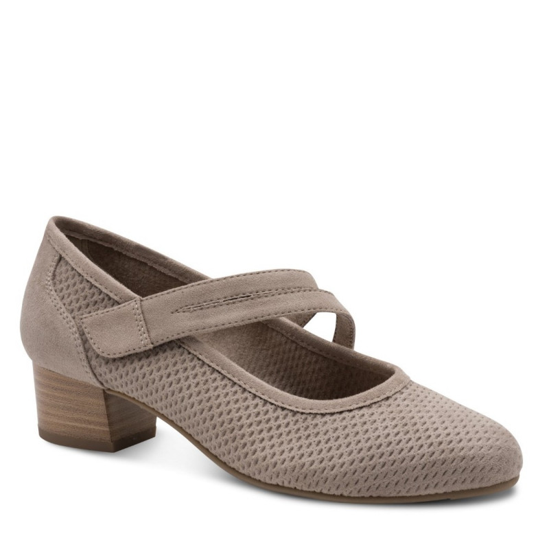 Jana Soft Line női tépőzáras bézs félcipő 24363-42-231 07734