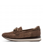 Jana női mokaszin félcipő barna mix 24766-42-394 07735
