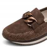 Jana női mokaszin félcipő barna mix 24766-42-394 07735