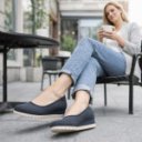 Jana női telitalpú sötétkék körömcipő 22361-45-805 07737