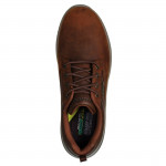 Skechers Delson 3.0 - Glavine férfi vízhatlan barna bőr félcipő 210661-CDB