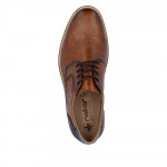 Rieker elegáns férfi barna fűzős bőr félcipő 13504-24
