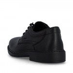 Rieker férfi bőr félcipő fekete extra széles lábra B0804-00