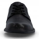 Rieker férfi bőr félcipő fekete extra széles lábra B0804-00