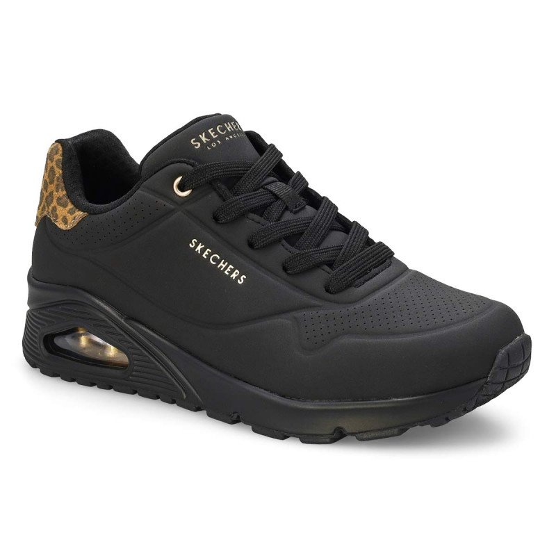 Skechers UNO - Jungle Nite női fűzős sneaker cipő 177093-BBK