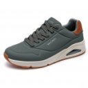 Skechers Uno Suited On Air férfi fűzős sneaker cipő olivazöld 183004-OLV