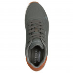 Skechers Uno Suited On Air férfi fűzős sneaker cipő olivazöld 183004-OLV