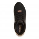 Skecher Uno Gen1 Shimmer Wave lányka - női fűzős sneaker cipő 310286L-BLK