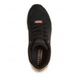 Skecher Uno Gen1 Shimmer Wave lányka - női fűzős sneaker cipő 310286L-BLK