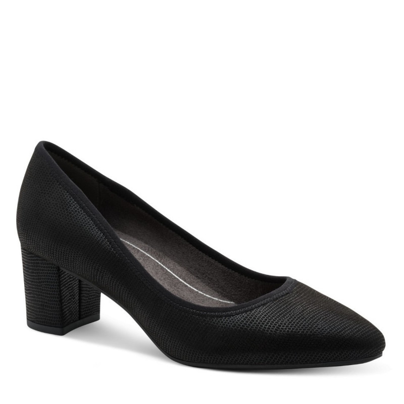 Jana elegáns női fekete körömcipő 22461-46-012 07741