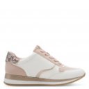 Jana női fűzős cipzáras sneaker félcipő rózsaszín-fehér mix 23774-43-597 07743