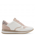 Jana női fűzős cipzáras sneaker félcipő rózsaszín-fehér mix 23774-43-597 07743