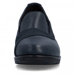 Rieker női bőr bebújós sötétkék félcipő L5356-14