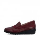 Rieker női bőr bebújós bordó félcipő L5356-35