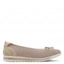 Jana női bütyök barát bézs balerina cipő 22170-46-499 07745