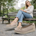 Jana női bütyök barát bézs balerina cipő 22170-46-499 07745