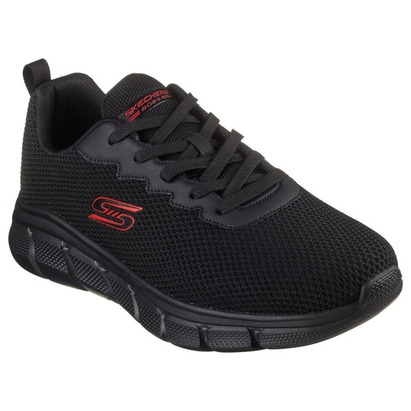 Skechers Bobs B Flex Chill Edge férfi fűzős sneaker félcipő 118106-BBK
