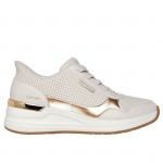 Skechers Slip-ins Billion 2 Top-Tier törtfehér női bebújós sportcipő 177343-NAT