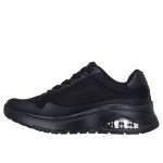 Skechers Uno Flex Spring On Air fekete fűzős sneaker cipő 177794-BBK