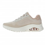 Skechers Uno Flex Spring On Air bézs fűzős sneaker cipő 177794-TPE