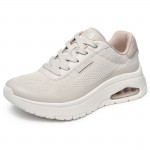 Skechers Uno Flex Spring On Air bézs fűzős sneaker cipő 177794-TPE