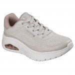 Skechers Uno Flex Spring On Air bézs fűzős sneaker cipő 177794-TPE