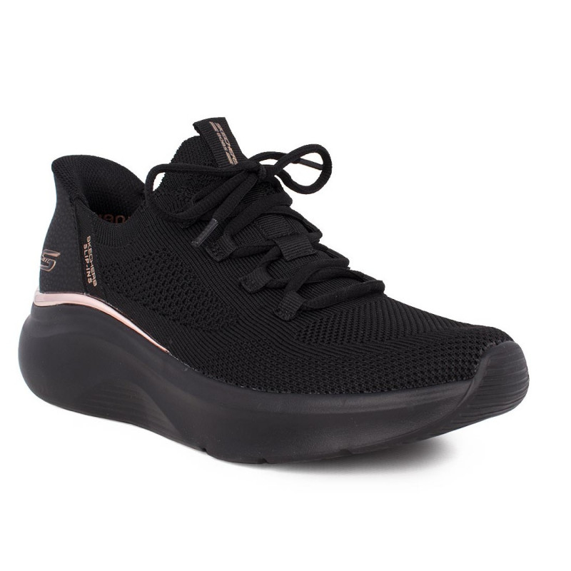 Skechers Slip-Ins Bobs B Love True Delight női bebújós fekete sneaker cipő 117617-BBK
