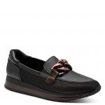 Jana női mokaszin félcipő fekete bronz mix 24766-42-095 07763 Női Jana