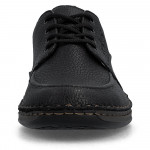 Rieker férfi fűzős fekete bőr félcipő extra széles 05214-00