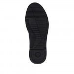 Rieker férfi fűzős fekete bőr félcipő extra széles 10424-00