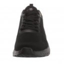 Skechers BOBS Squad Chaos Face Off női fűzős fekete sportcipő széles bőséggel 117209W-BBK