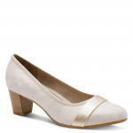 Jana elegáns női bézs arany kombi körömcipő 22467-42-499 07765 Női Jana