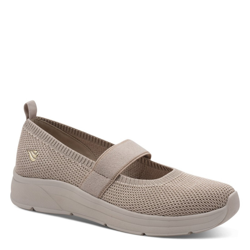 Jana női pántos bézs textil sportos-casual cipő 22183-46-324 07766