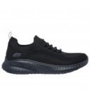 Skechers Squad Chaos SR fekete bebújós munkacipő 108145EC-BLK