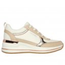 Skechers Billion 2 Fine Shine női fűzős sneaker cipő 177345-WNT