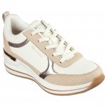 Skechers Billion 2 Fine Shine női fűzős sneaker cipő 177345-WNT Női Skechers