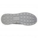 Skechers Track Syntac férfi szürke fűzős sportcipő 232398-CHAR