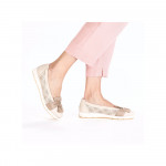 Rieker női lyukacsos kék balerina cipő L3066-60