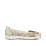 Rieker női lyukacsos kék balerina cipő L3066-60