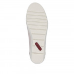 Rieker női rózsaszínű bebújós bőr félcipő L5360-31