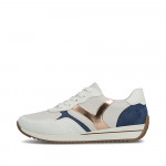 Rieker női fűzős sportos fehér kék arany mix félcipő N1200-60