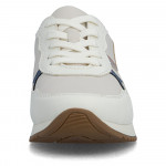 Rieker női fűzős sportos fehér kék arany mix félcipő N1200-60