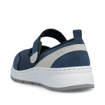 Rieker kék fehér női tépőzáras félcipő N6554-12