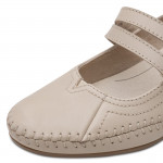 Jana Soft Line női tépőzáras bézs bőr félcipő 22700-46-231 07767