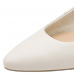 Marco Tozzi krémszínű női hátul nyitott szling cipő 29505-42-40D 07773