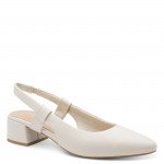 Marco Tozzi krémszínű női hátul nyitott szling cipő 29505-42-40D 07773 Női Marco Tozzi