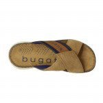 Bugatti férfi keresztpántos bőr papucs 315A32861469-6363 07774