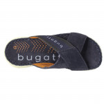 Bugatti férfi keresztpántos kék bőr papucs 315A32861469-4141 07775
