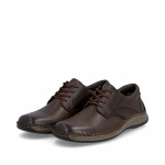 Rieker férfi barna bőr félcipő extra széles lábra 05211-25